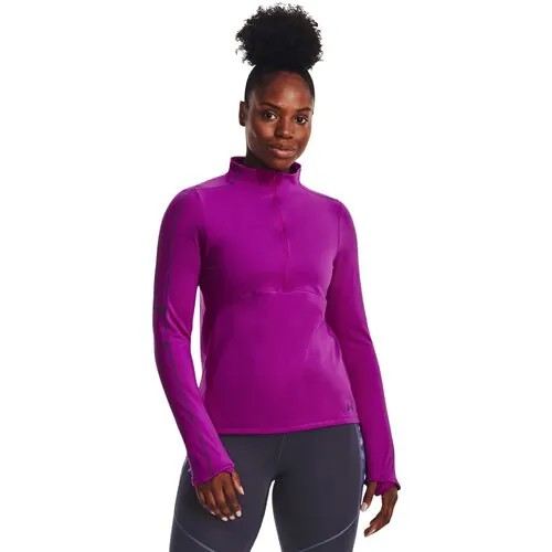 Термобелье лонгслив Under Armour, размер XS, фиолетовый