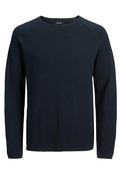 Свитер JJEHILL CREW NECK NOOS Jack & Jones, темно-синий пиджак