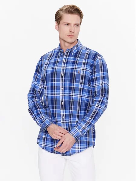 Рубашка по индивидуальному заказу Polo Ralph Lauren, синий