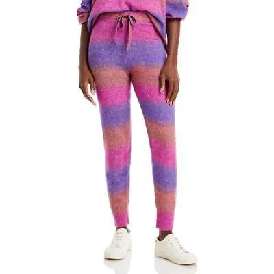 Женские брюки-джоггеры цвета морской волны фиолетового цвета из смесовой шерсти Space Dye Одежда для отдыха M BHFO 7958