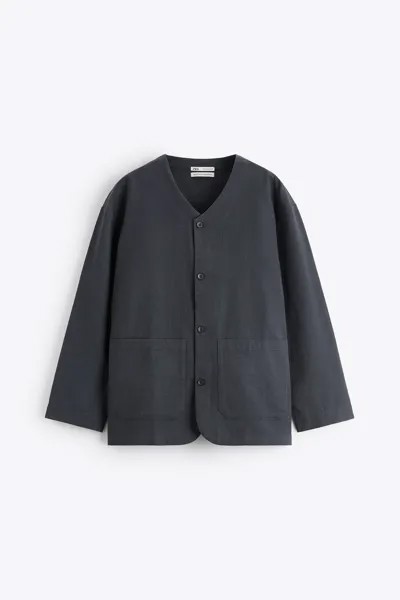 Кардиган мужской ZARA 04398400 синий M (доставка из-за рубежа)