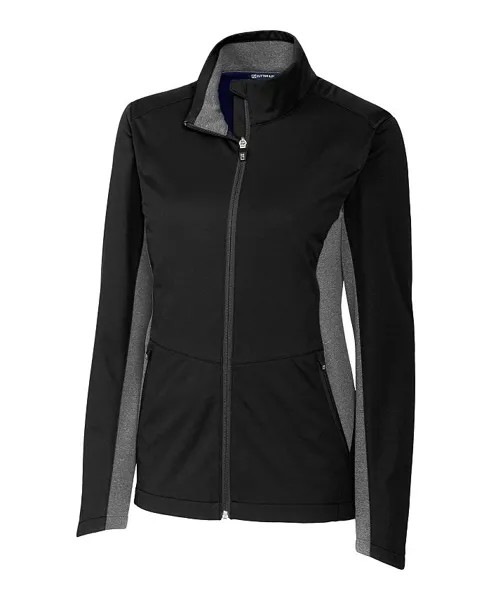 Женская куртка Navigate Softshell на молнии во всю длину Cutter & Buck, черный
