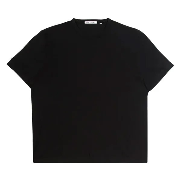 Футболка Our Legacy New Box 'Black Clean Jersey', черный