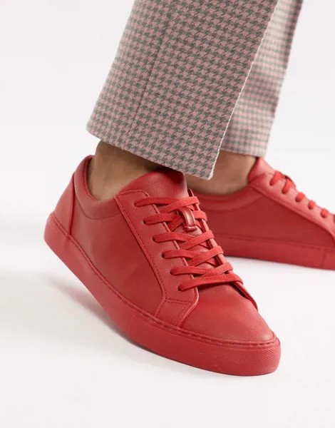 Красные кроссовки ASOS DESIGN-Белый