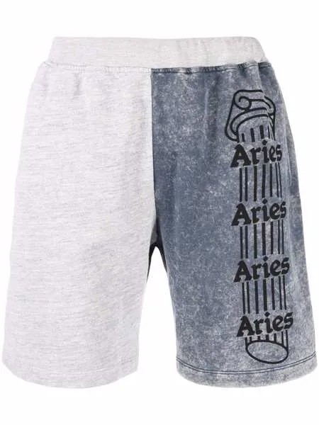Aries спортивные шорты в стиле колор-блок с логотипом