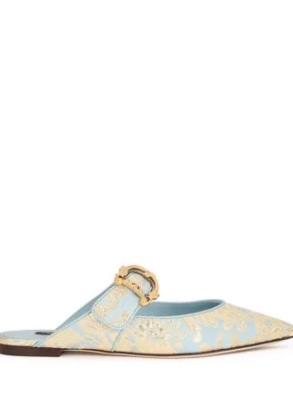 Dolce & Gabbana парчовые мюли с декором Baroque DG