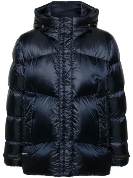 Woolrich куртка с капюшоном, синий