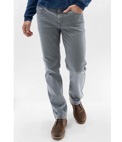 Узкие прямые джинсы седой бороды, комбинезон Devil-Dog Devil-Dog Dungarees, серый