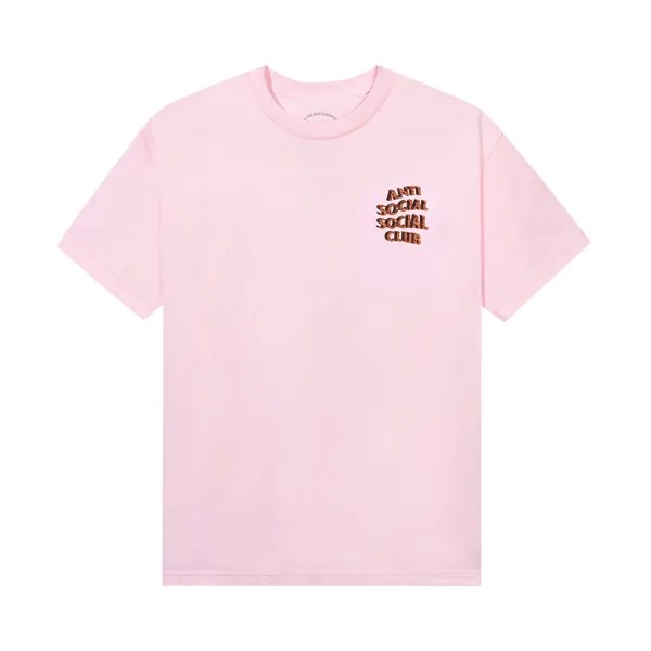 Белая футболка Anti Social Social Club, цвет Розовый