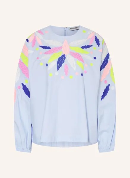 Блузка-Рубашка галактика Essentiel Antwerp, голубой
