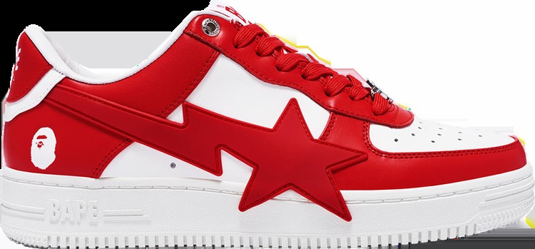 Кроссовки Wmns Bapesta OS 'Red', красный