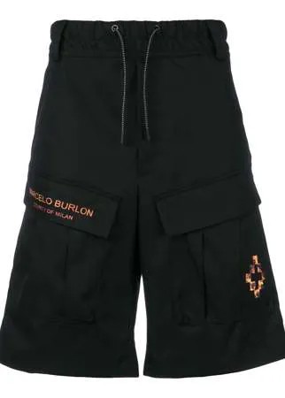 Marcelo Burlon County of Milan шорты-карго 'Fire Cross'