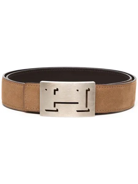 Hermès 2010 pre-owned H logo-plaque belt