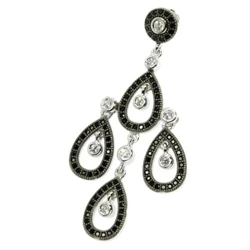 Серебряная подвеска с кубическим цирконием PV30812BK2T00_PD_WG JV