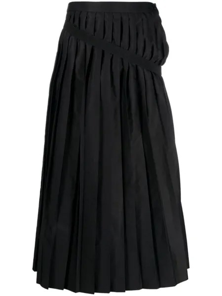 MM6 Maison Margiela юбка миди, черный