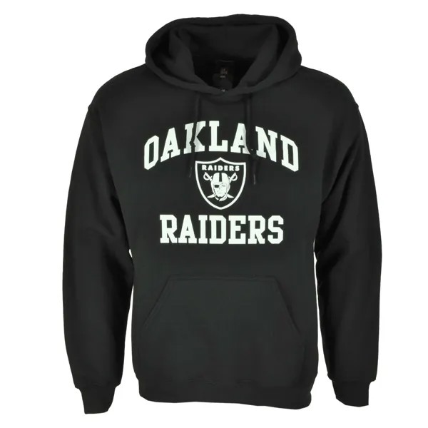 Пуловер Majestic Athletic Hoodie Sweat Oakland Raiders, черный