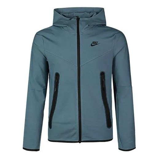 Куртка Nike Sportswear Full-length zipper Cardigan hooded track Jacket, индиго