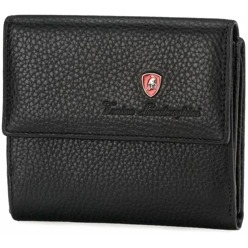 Кошелек Tonino Lamborghini TL10.553-01, фактура зернистая, черный