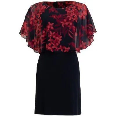 Женское коктейльное и вечернее платье миди с драпировкой Connected Apparel BHFO 1780