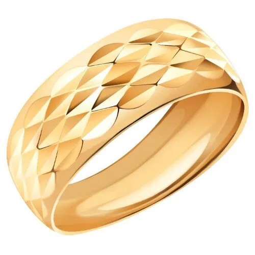 Кольцо ATOLL, красное золото, 585 проба, размер 17.5