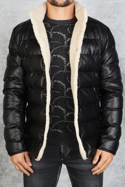 Mens Vintage Motorjas Mannen Mode Nieuwe Biker Leren  Mannelijke Borduren бомбардировщик Jas Winter Fleece Pu Overjas