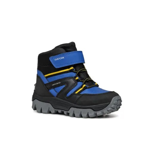 Ботинки хайкеры GEOX Himalaya, размер 35 EU, королевский синий/черный
