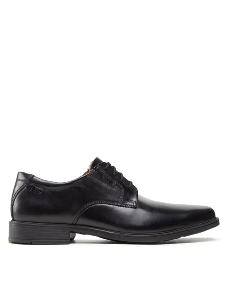 Полуботинки Tilden Plain Clarks, черный