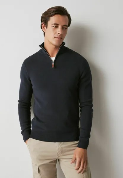 Свитер Premium Zip Neck Next, цвет navy blue