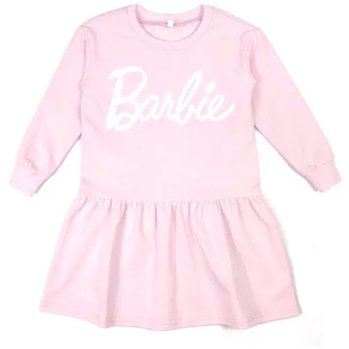 Платье Barbie Extra светло-розовое с логотипом размер 98