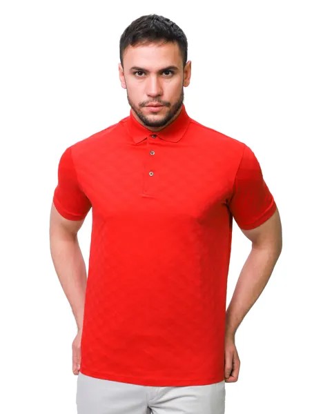 Футболка-поло мужская Gratude 512-02 красная 2XL