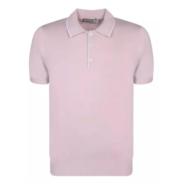 Футболка cotton polo shirt Canali, розовый