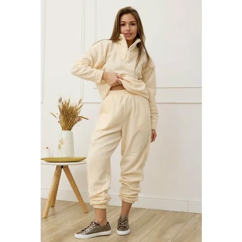 Брюки спортивные Lika Dress, размер 52, белый