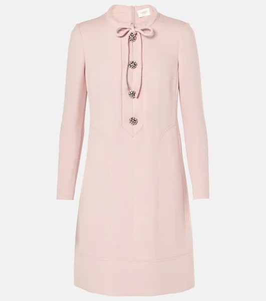 Мини-Платье с бантом Giambattista Valli, розовый