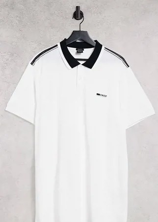 Белая футболка-поло BOSS Athleisure Paddy 8-Белый