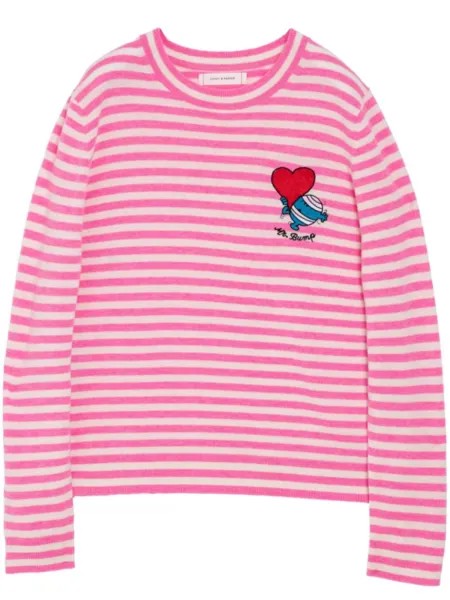 Chinti & Parker джемпер Mr Bump's Heart из коллаборации с Mr. Man, розовый