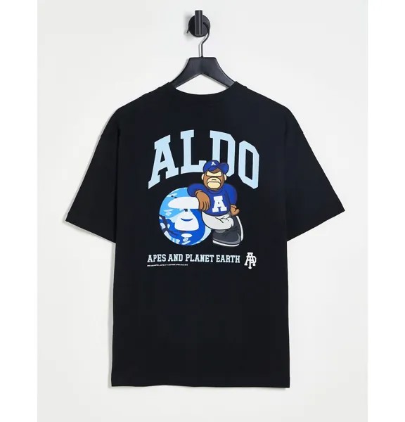 Черная футболка Aape By A Bathing Ape aldo AAPE BY A BATHING APE
