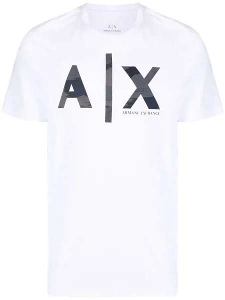 Armani Exchange футболка AX с логотипом