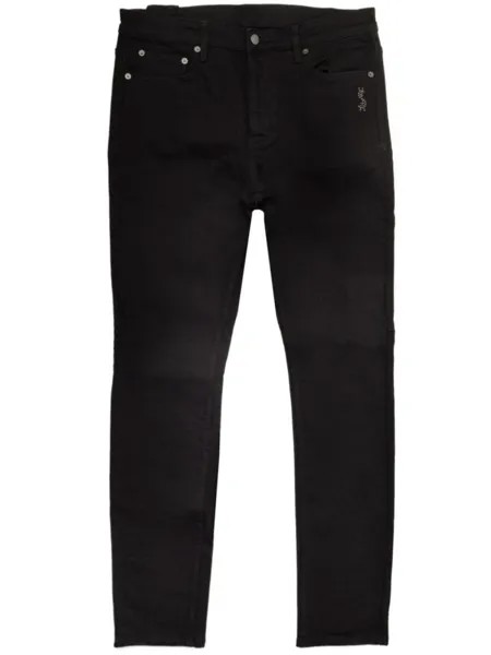 Ksubi узкие джинсы Chitch Krystal, черный