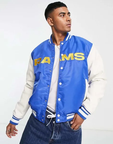 Синяя куртка Pull&Bear NFL LA Rams