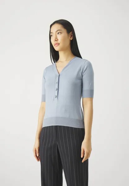 Футболка базовая Max Mara Leisure, цвет azzurro