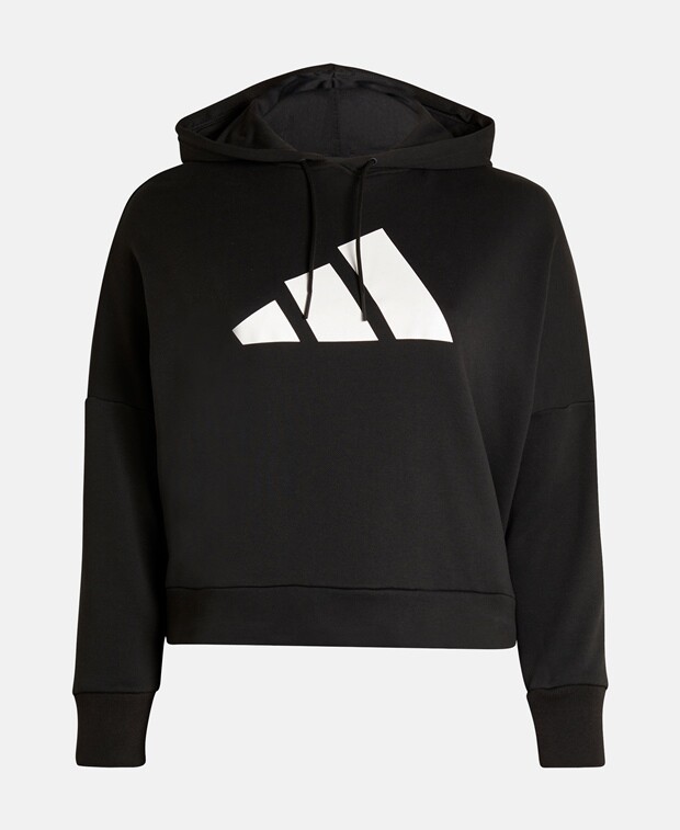 Худи с капюшоном adidas, черный