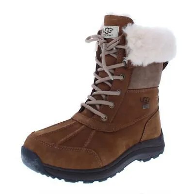 Ugg Womens Adirondack III Brown Winter Boots Shoes 7.5 Medium (B,M) BHFO 1735