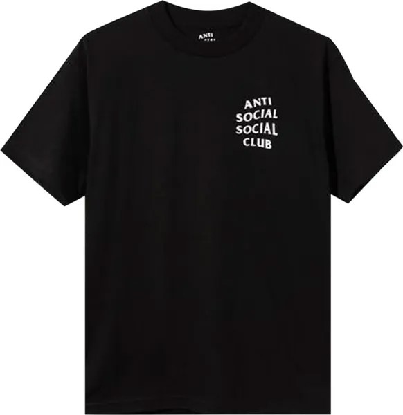 Футболка Anti Social Social Club Kkoch Tee 'Black', черный