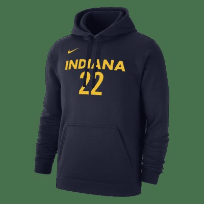Худи Nike Caitlin Clark Indiana Fever Club Fleece, темно-синий