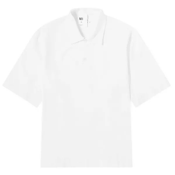 Поло Mhl By Margaret Howell Offset Plackett Polo, белый