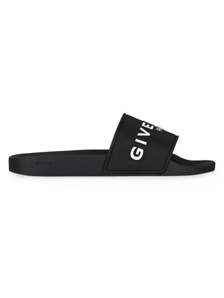 Сандалии для бассейна с логотипом Givenchy, черный