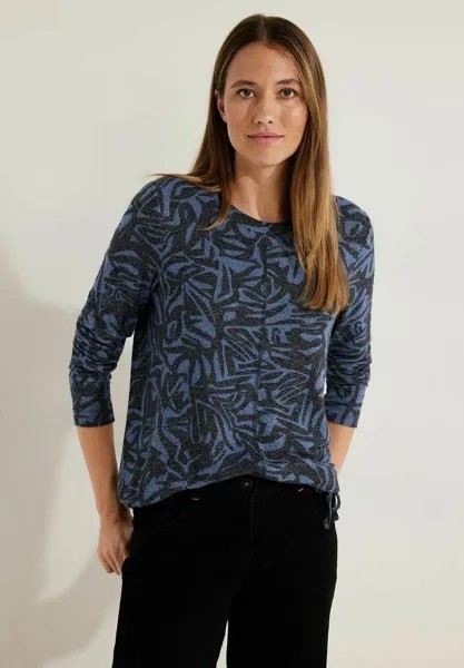 Рубашка с длинным рукавом MIT PRINT Cecil, цвет blau