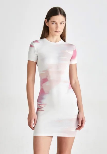 Платье из джерси Calvin Klein Jeans, белый
