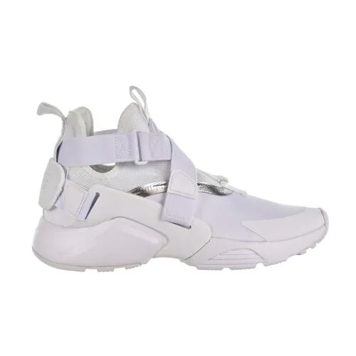 Детские кроссовки Nike Huarache City Big бело-серебристый металлик AJ6662-100