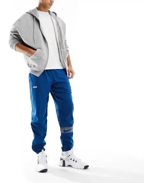 Синие джоггеры из светоотражающей ткани Nike Dri-Fit Flash Challenger